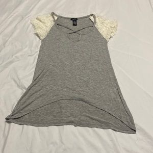Rue 21 Shirt, Gray, size Small
